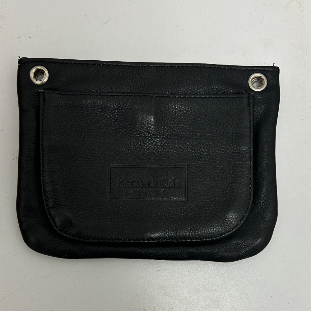 Kenneth Cole Black Leather Clutch